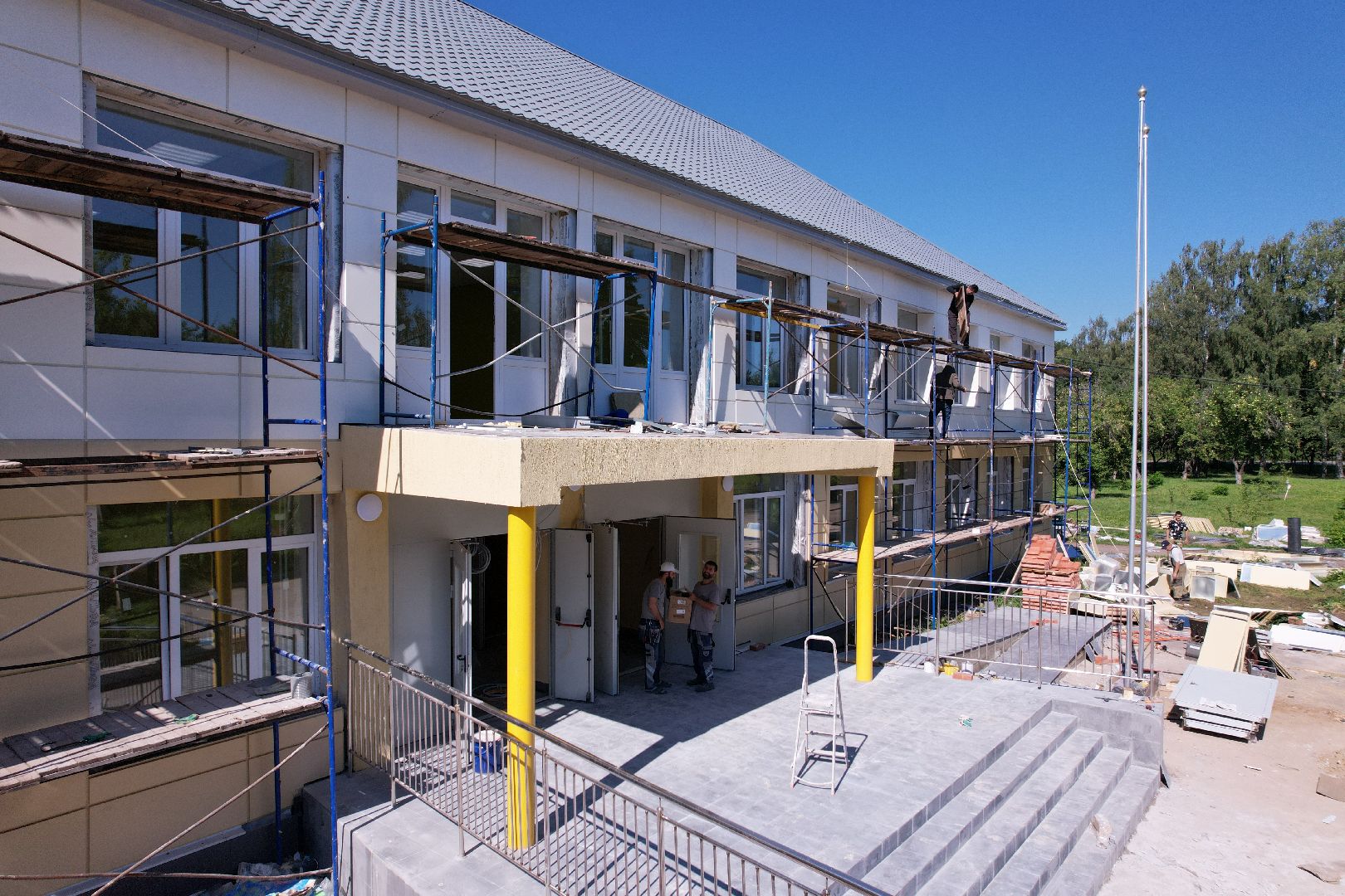 школа, истра,видео с коптера,