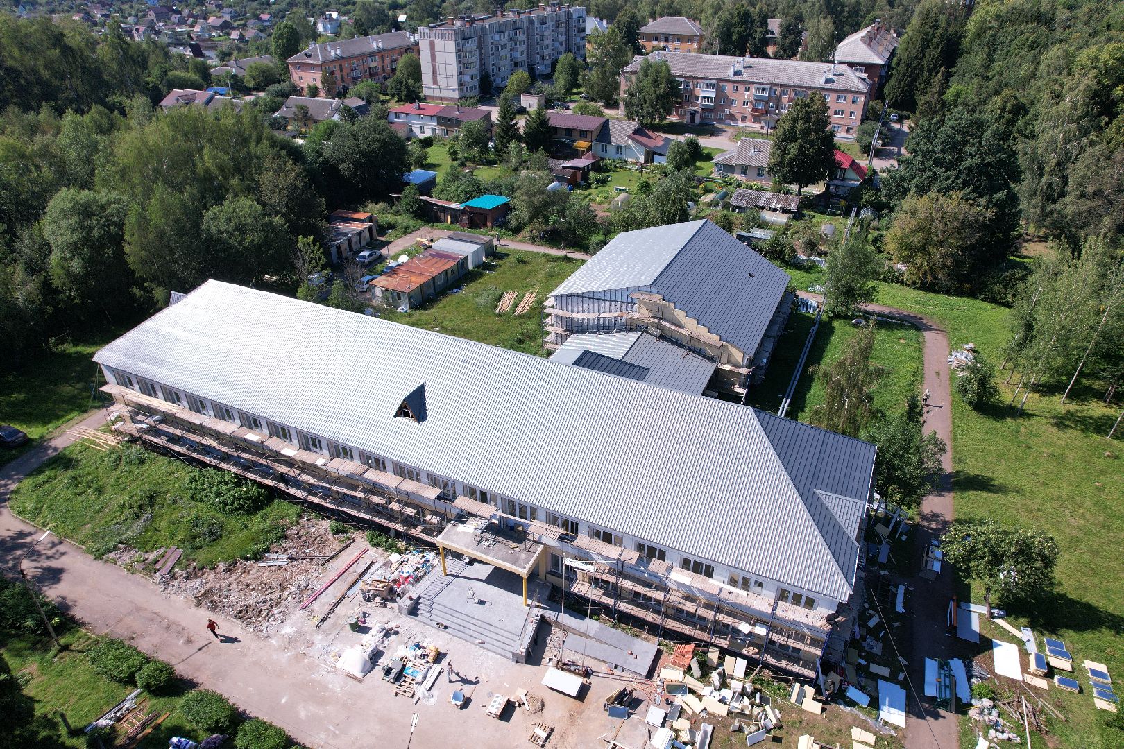 школа, истра,видео с коптера,