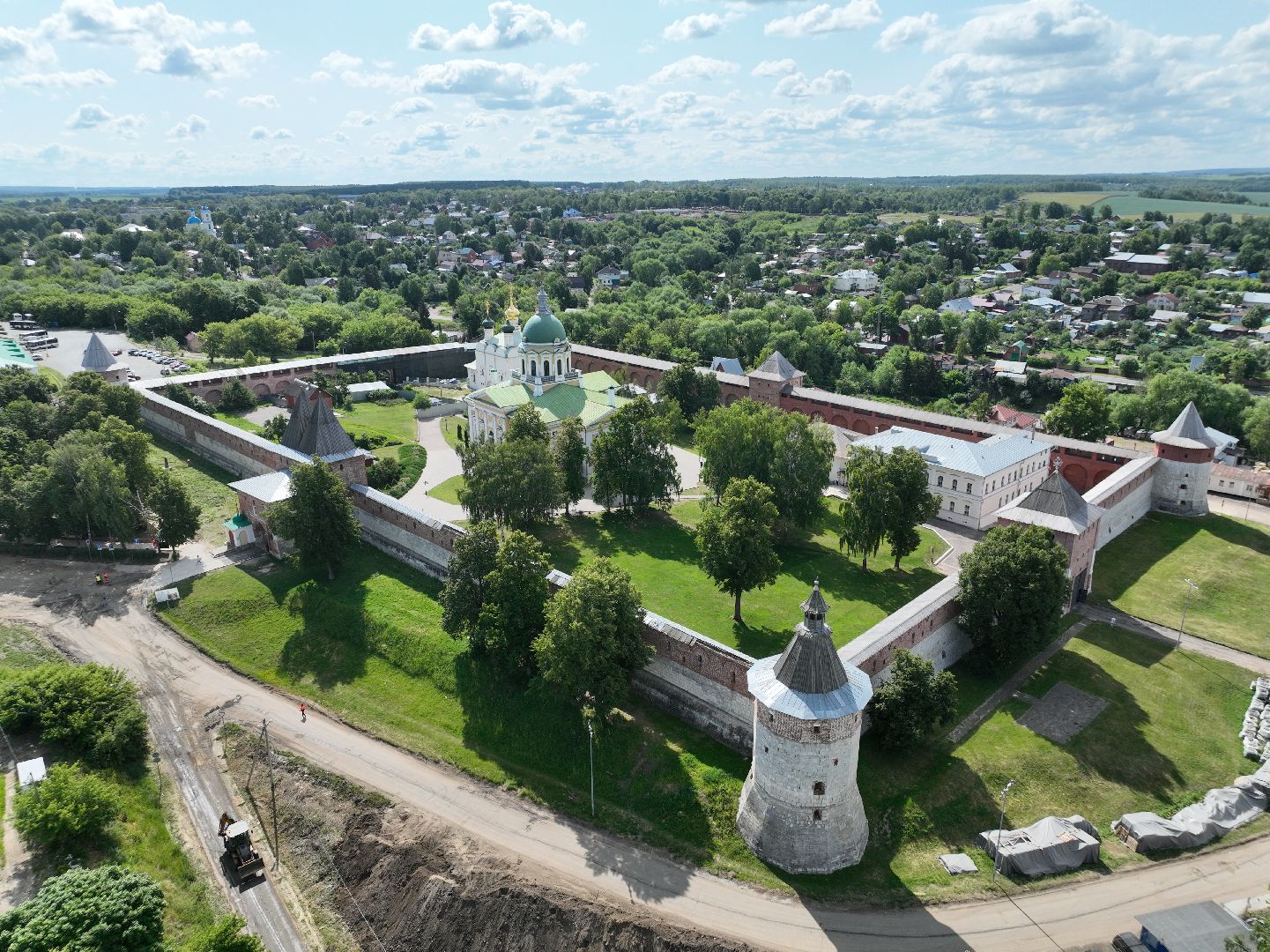 зарайск, туризм, река,видео с коптера,