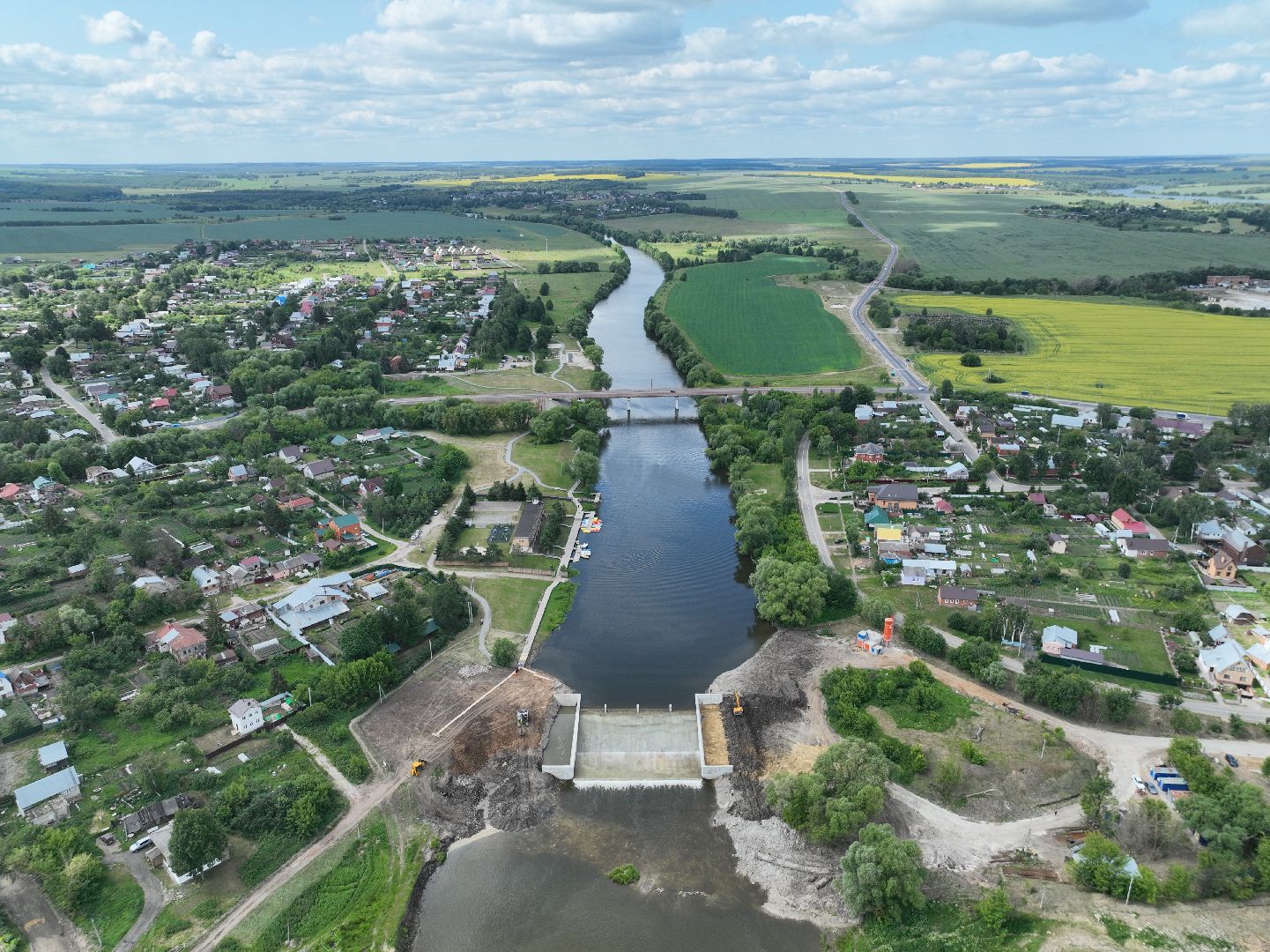 зарайск, туризм, река,видео с коптера,