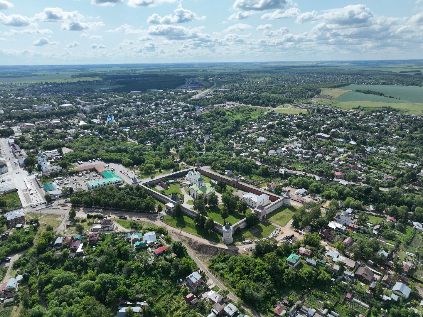зарайск, туризм, река,видео с коптера,