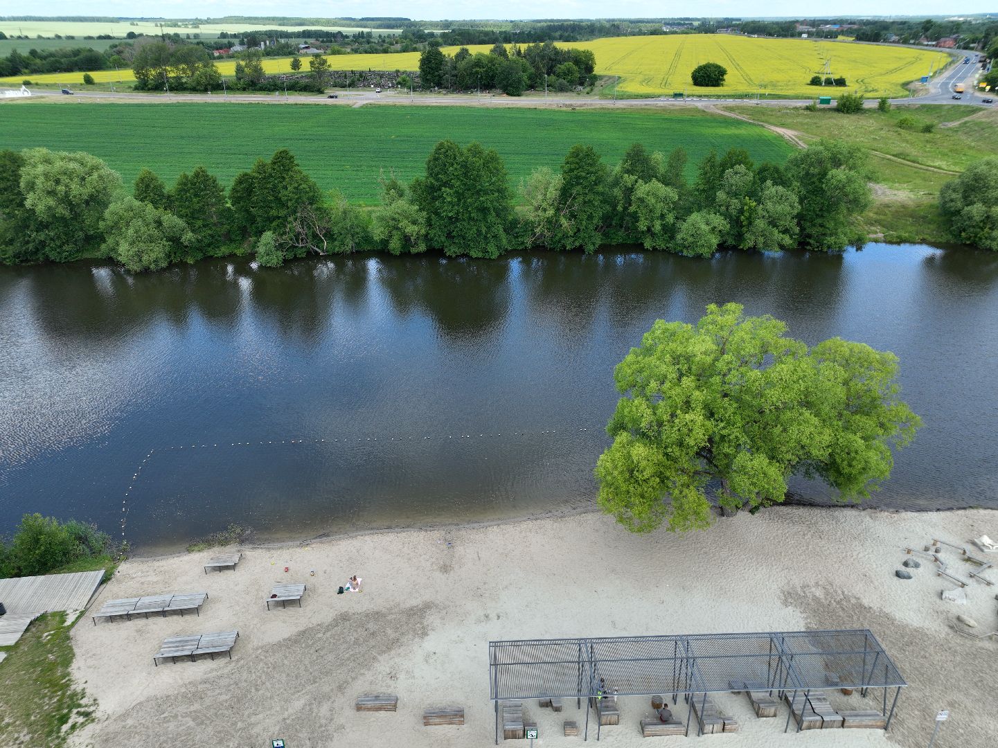 зарайск, туризм, река,видео с коптера,