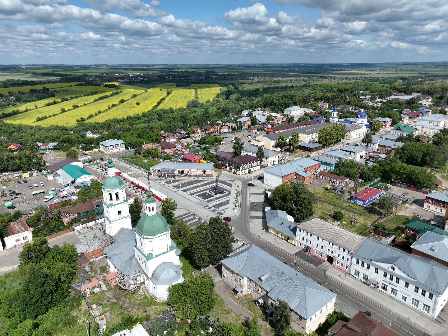 зарайск, туризм, река,видео с коптера,