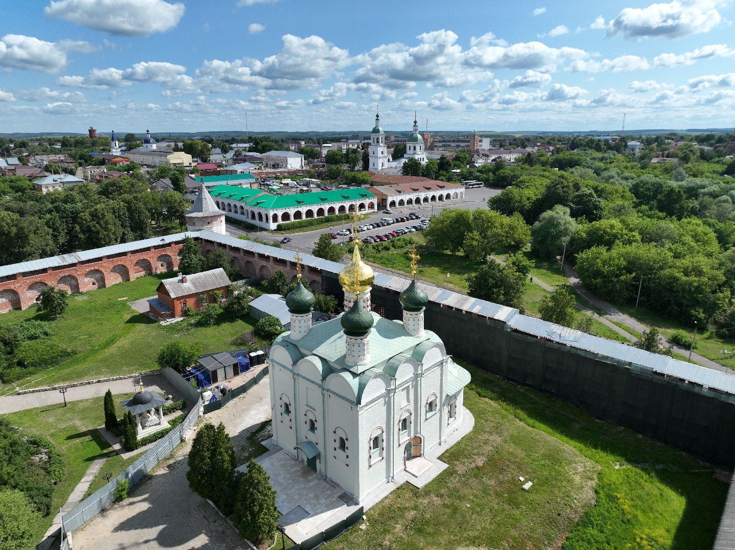 зарайск, туризм, река,видео с коптера,