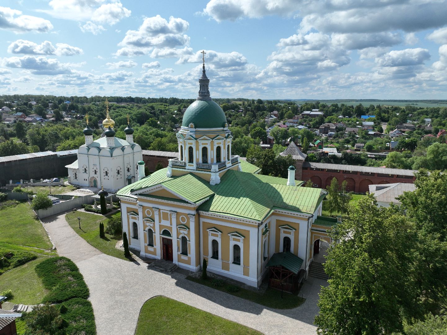 зарайск, туризм, река,видео с коптера,