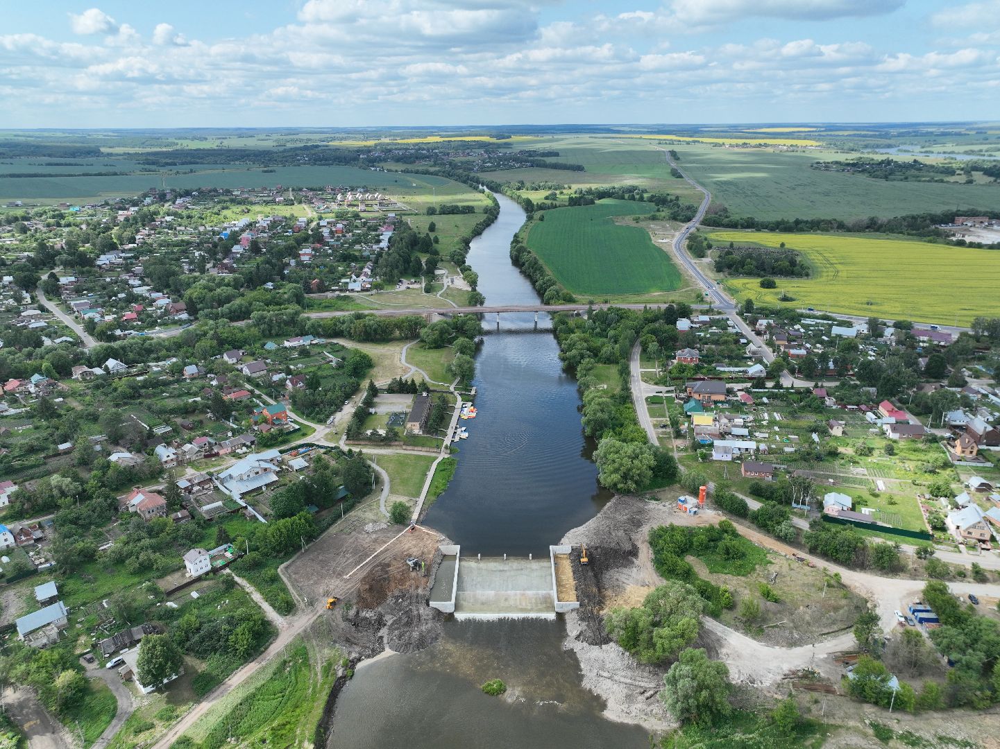 зарайск, туризм, река,видео с коптера,