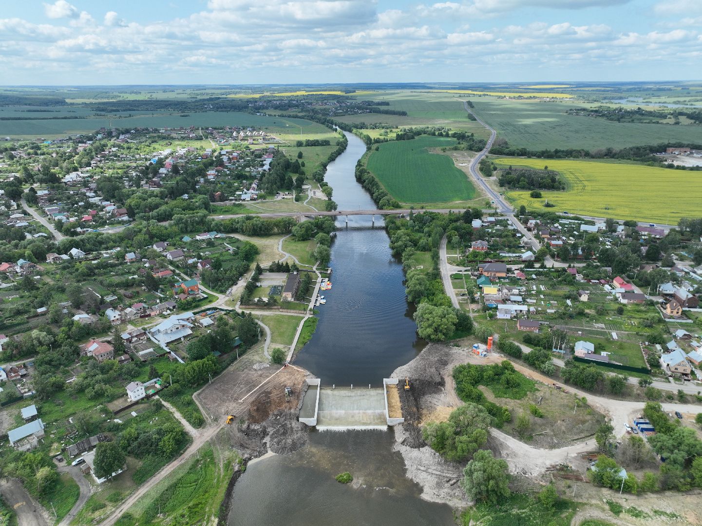 зарайск, туризм, река,видео с коптера,