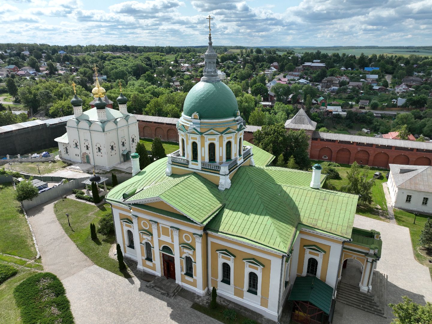 зарайск, туризм, река,видео с коптера,