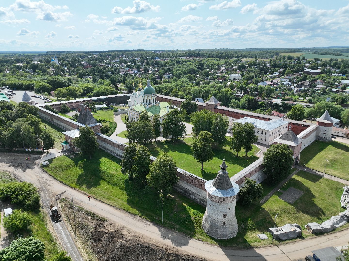 зарайск, туризм, река,видео с коптера,