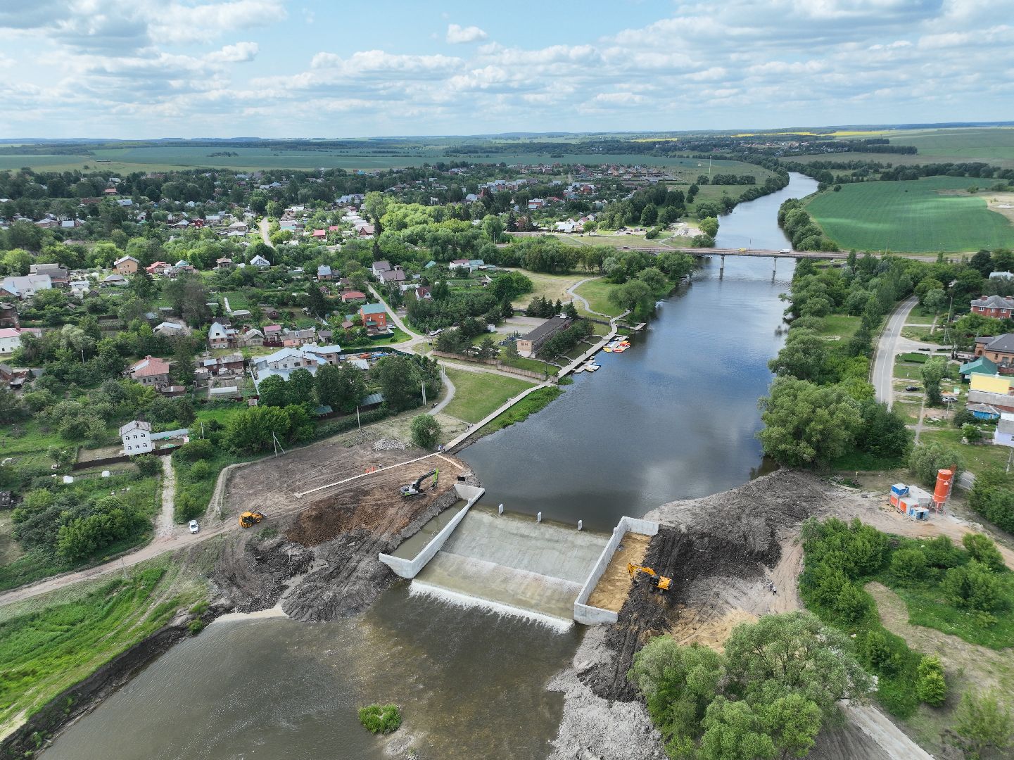 зарайск, туризм, река,видео с коптера,