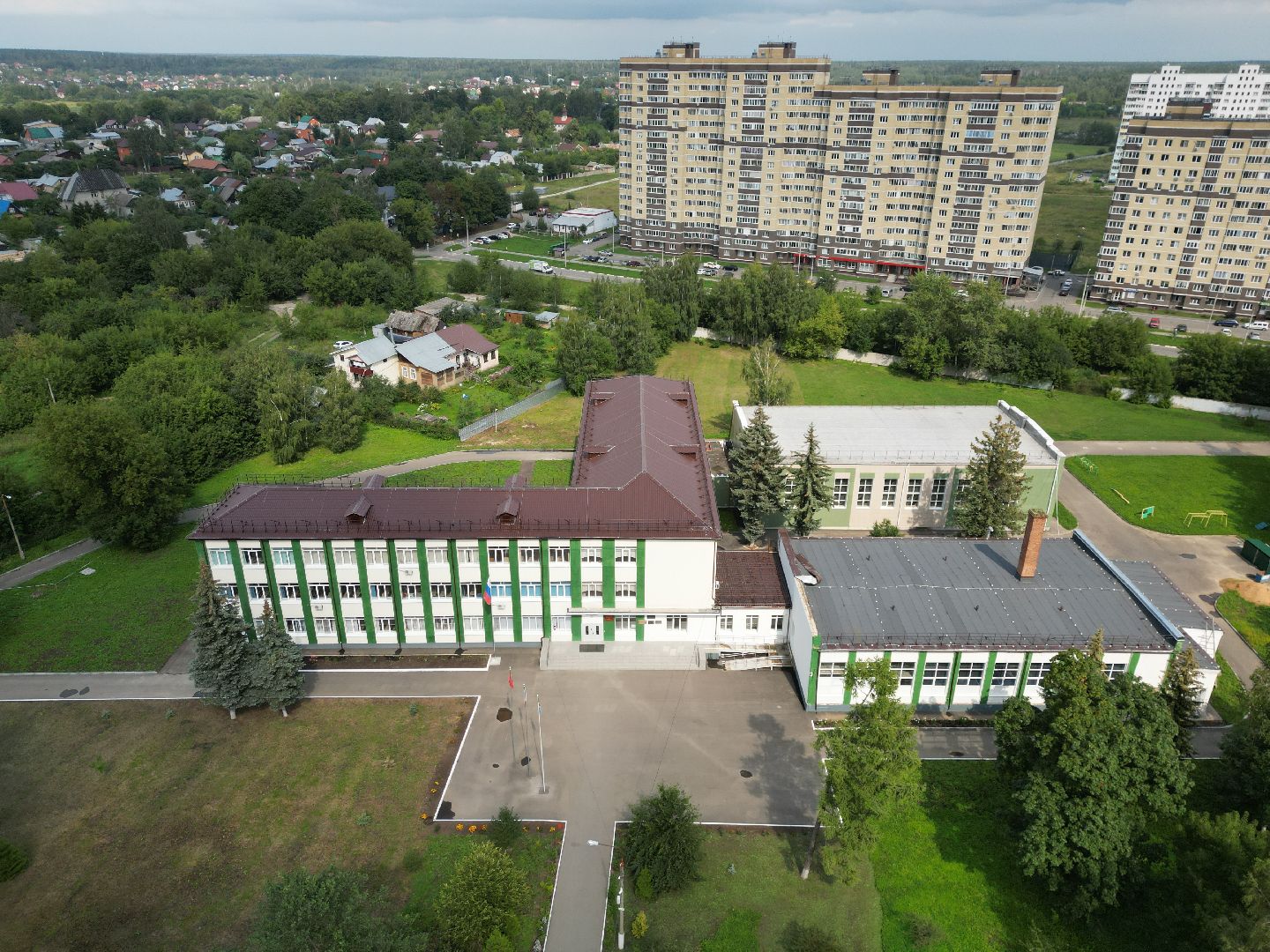 школа, образование,видео с коптера,