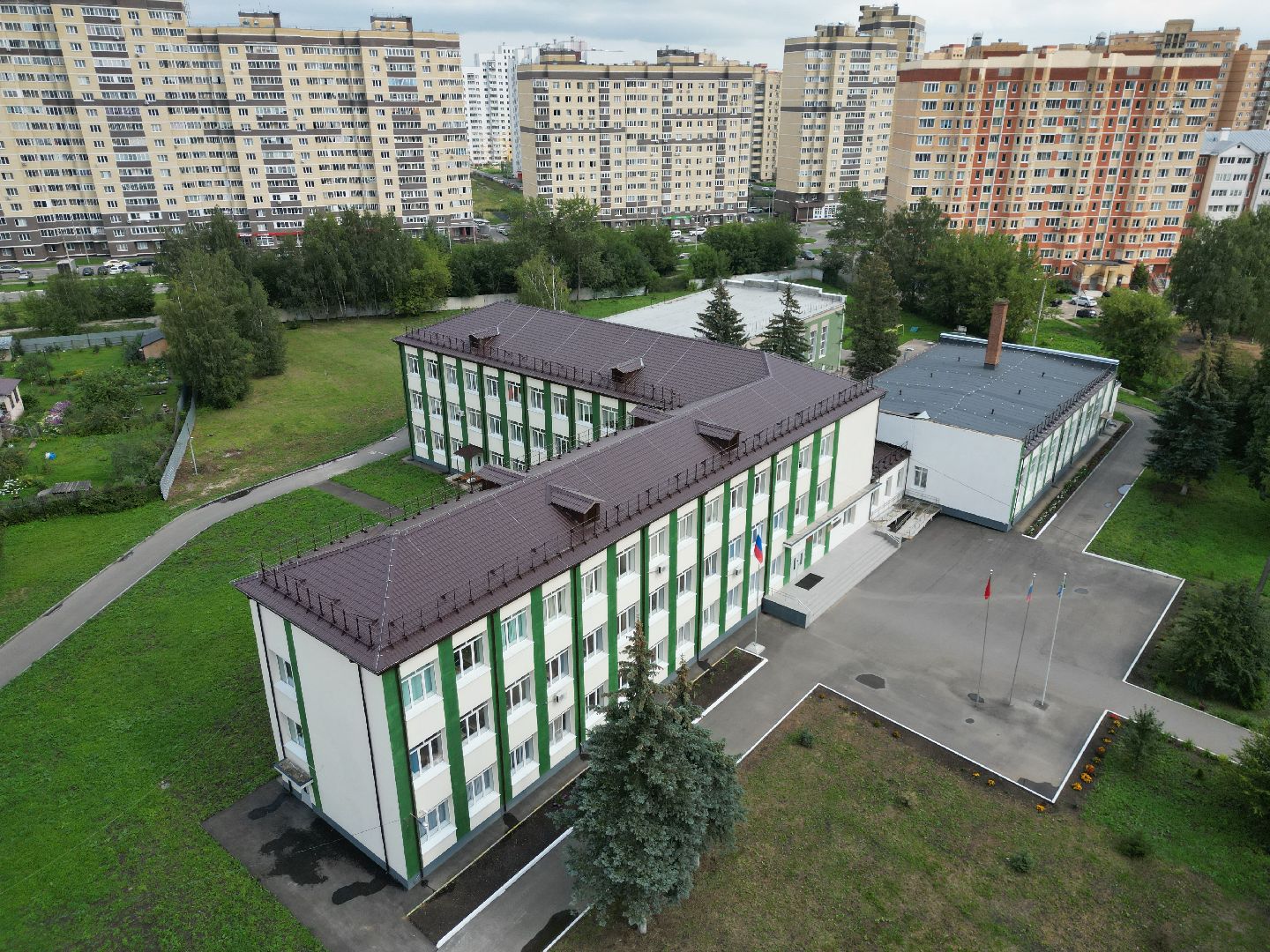 школа, образование,видео с коптера,