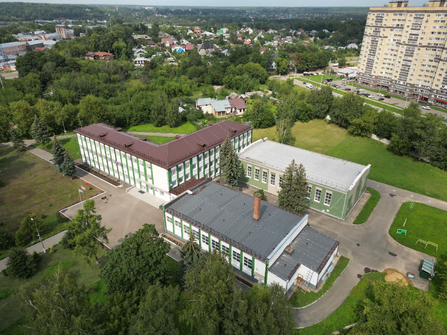 школа, образование,видео с коптера,