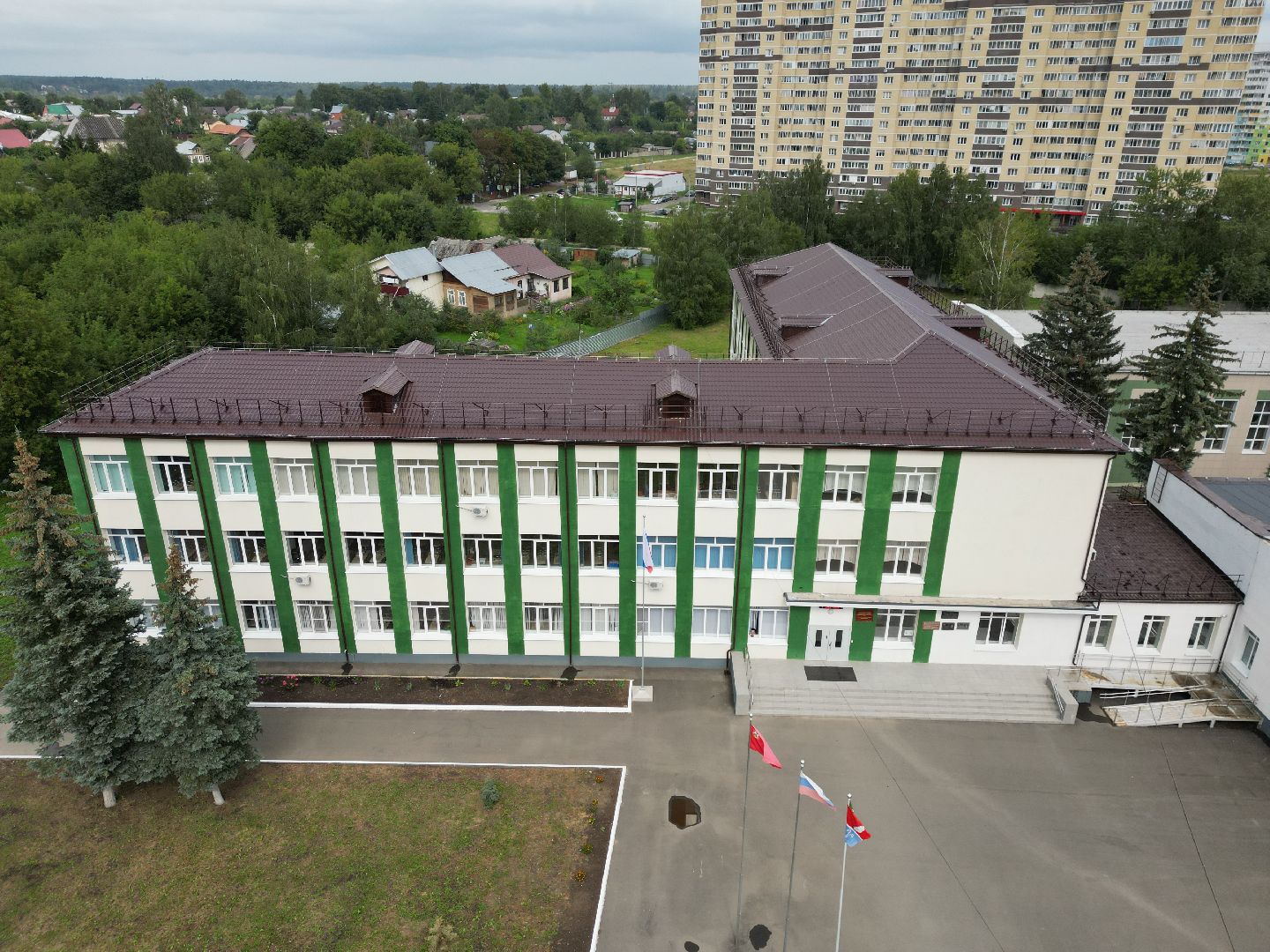 школа, образование,видео с коптера,