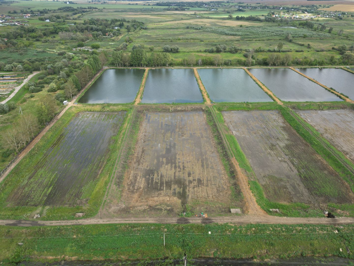 осетр, хозяйство,видео с коптера,