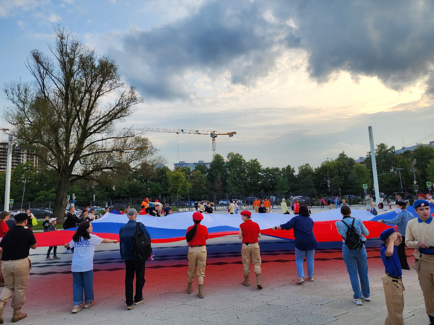 День Флага, Мытищи, центральный парк,