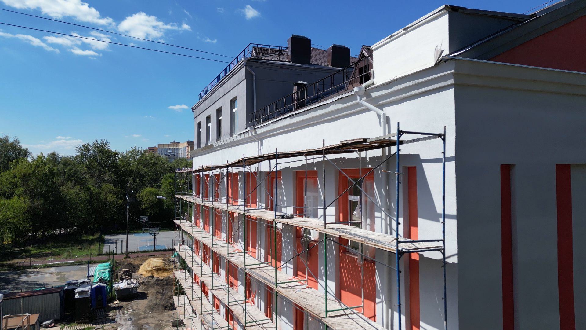 школа, образование,видео с коптера,