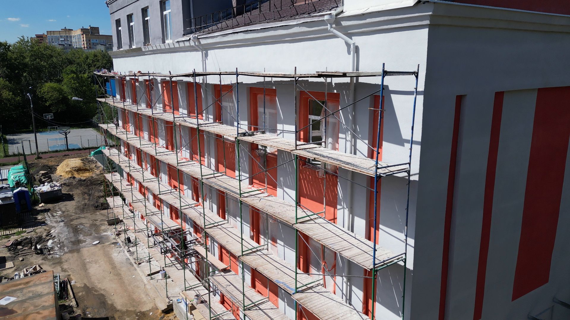 школа, образование,видео с коптера,