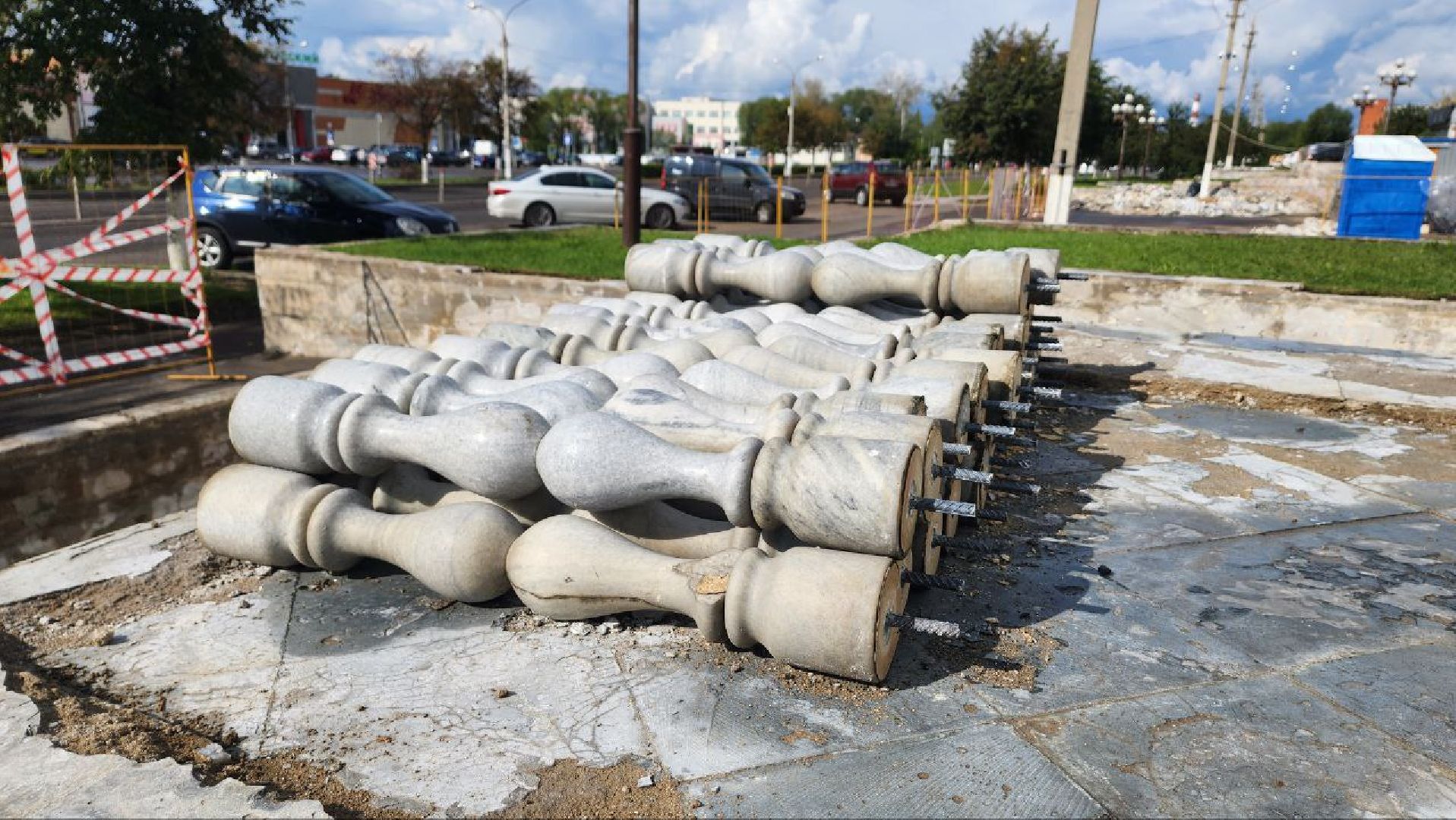 Дмитров, фонтан Каскад, благоустройство