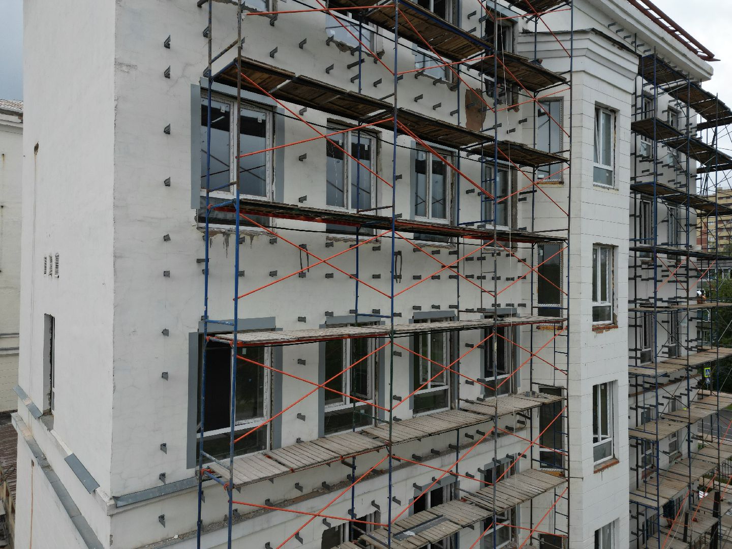 школа, строительство,видео с коптера,