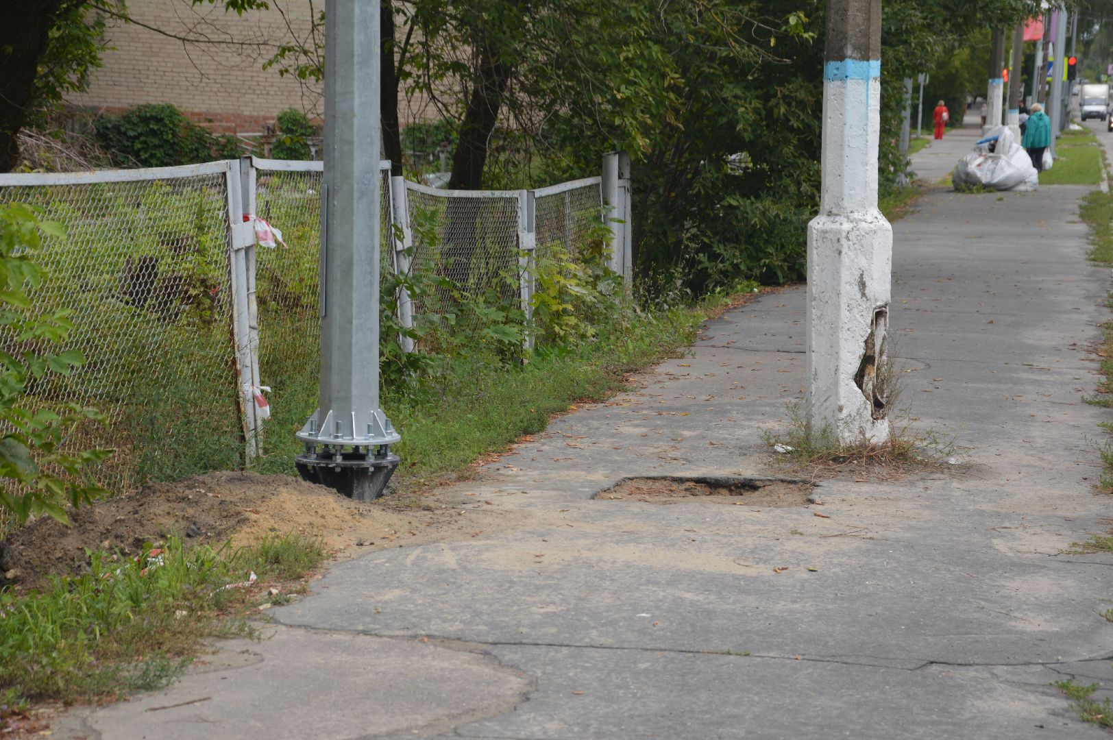 #шатура, #светлый_город, новые опоры освещения