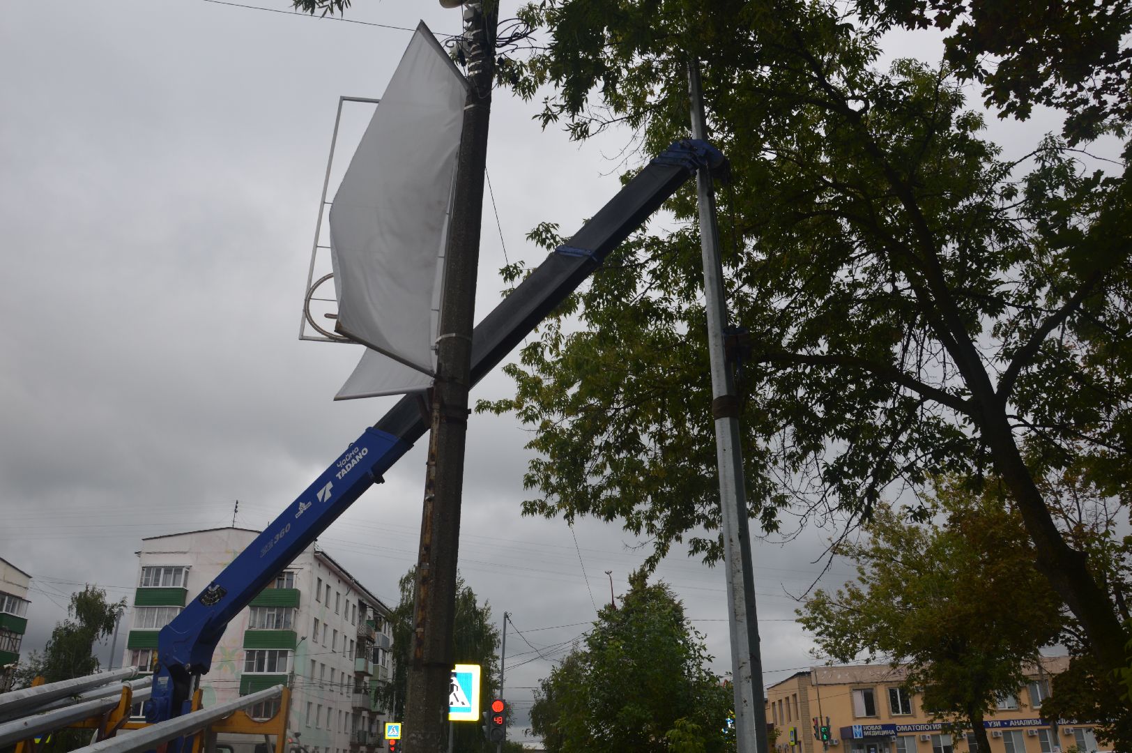 #шатура, #светлый_город, новые опоры освещения