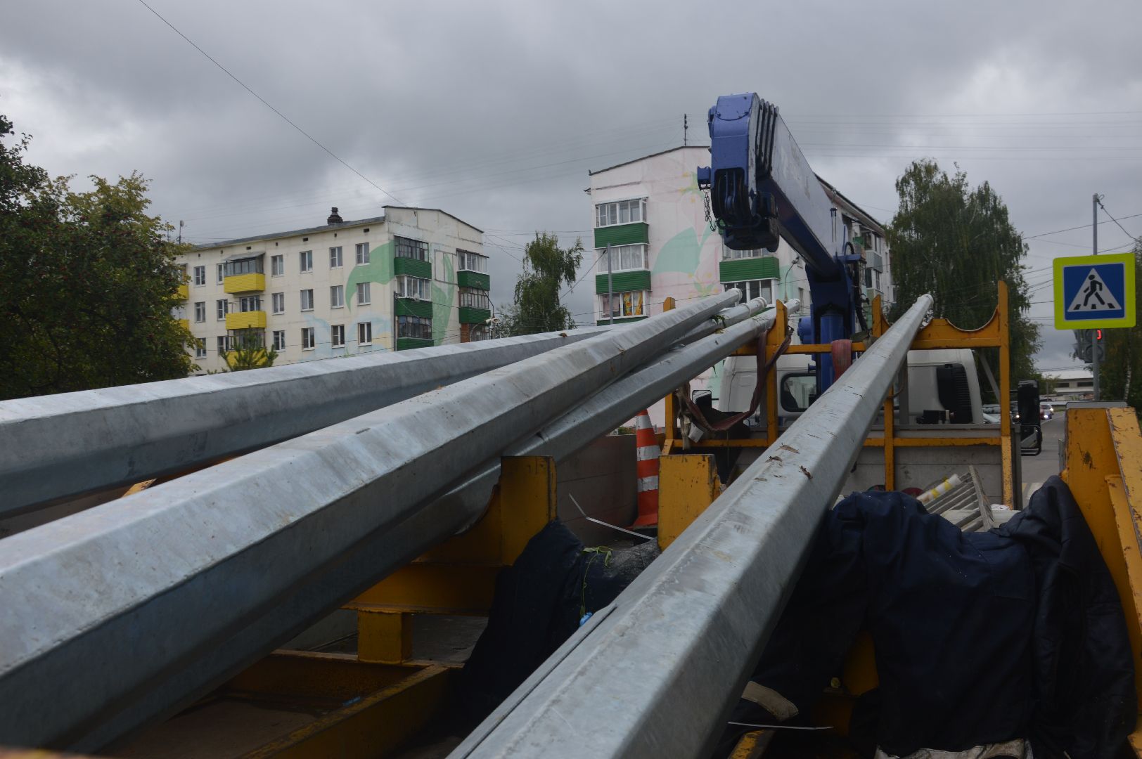 #шатура, #светлый_город, новые опоры освещения