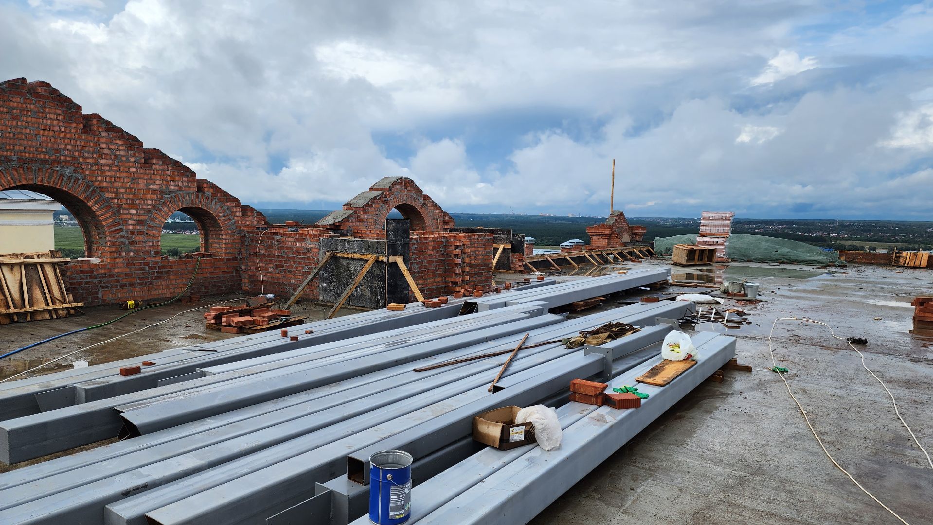 Кашира, Никитский монастырь, церковь, строительство, мастерские