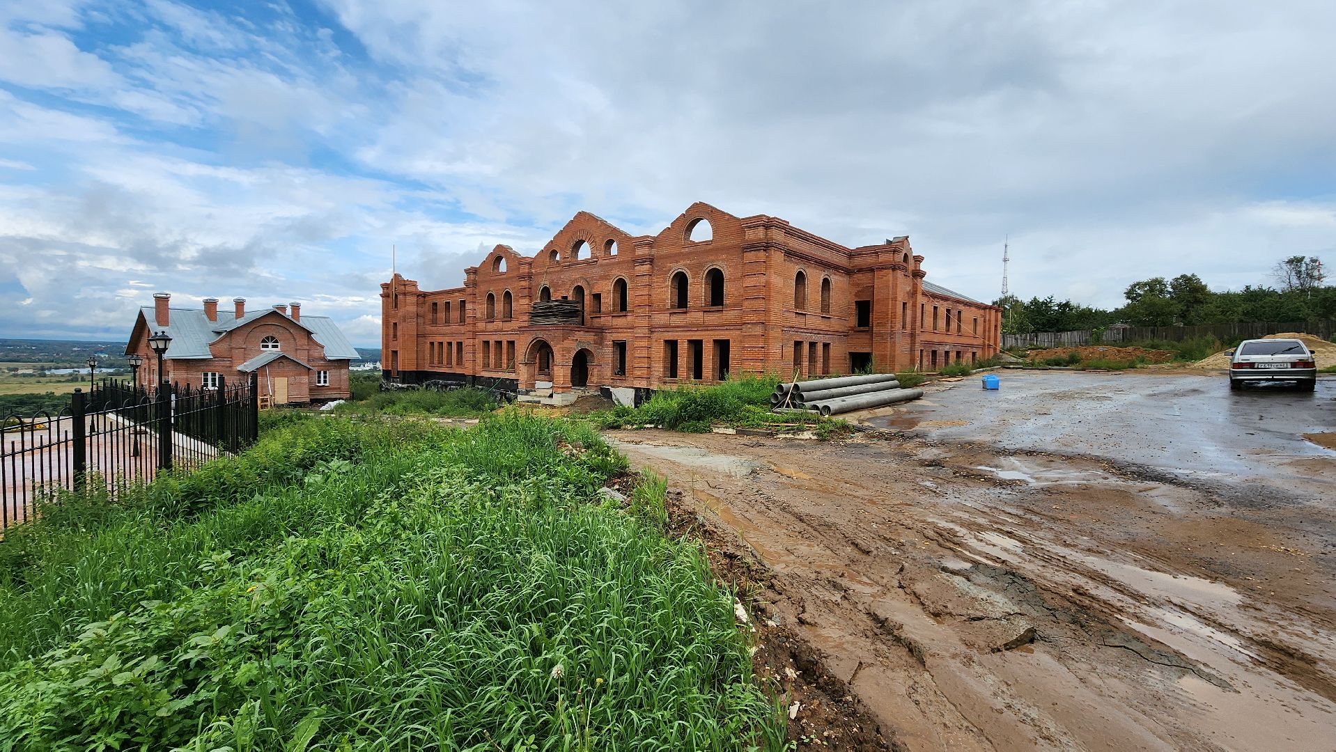Кашира, Никитский монастырь, церковь, строительство, мастерские