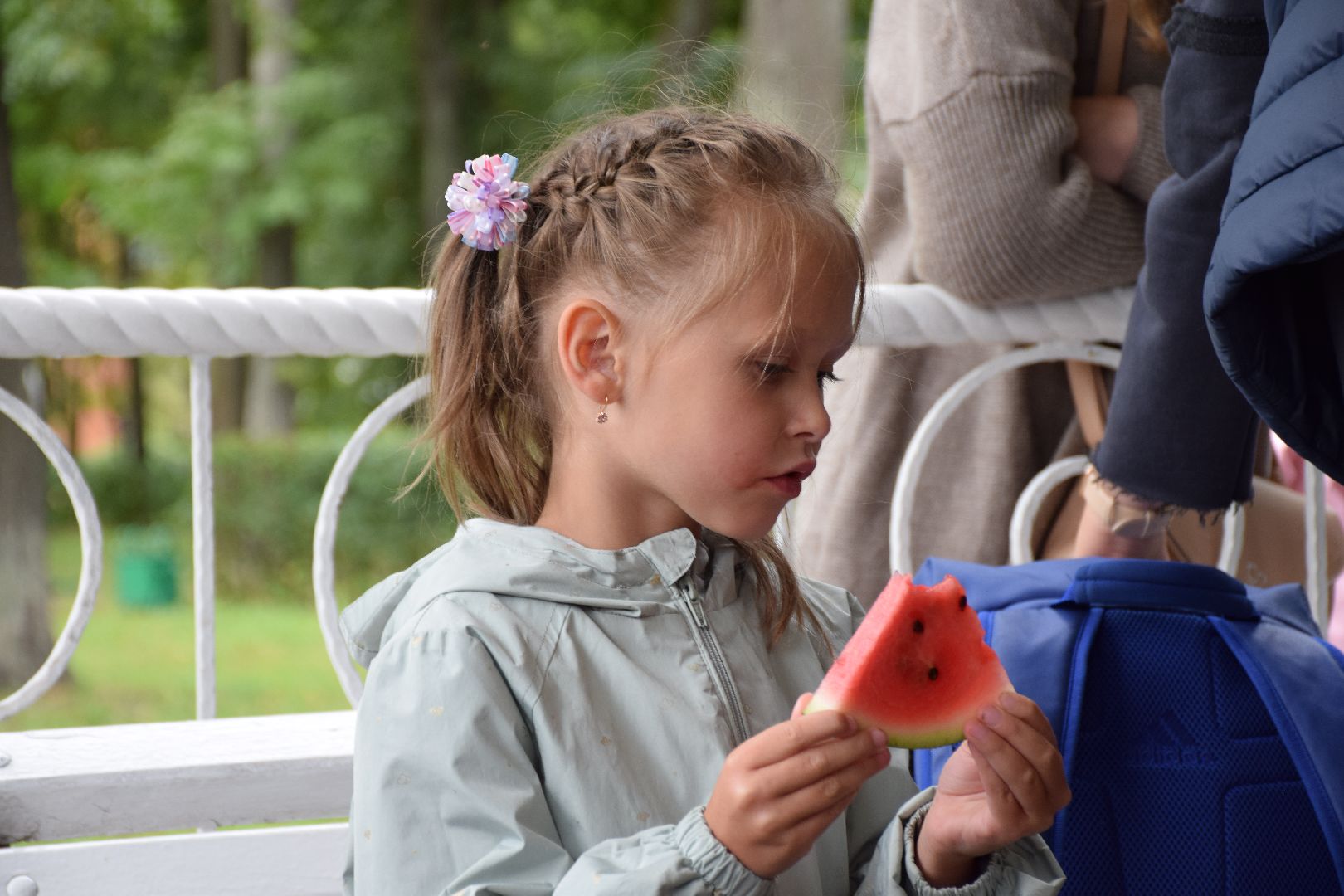 Павловский Посад, городской округ Павловский Посад, люди, арбузы, дети, пикник, лето, парк
