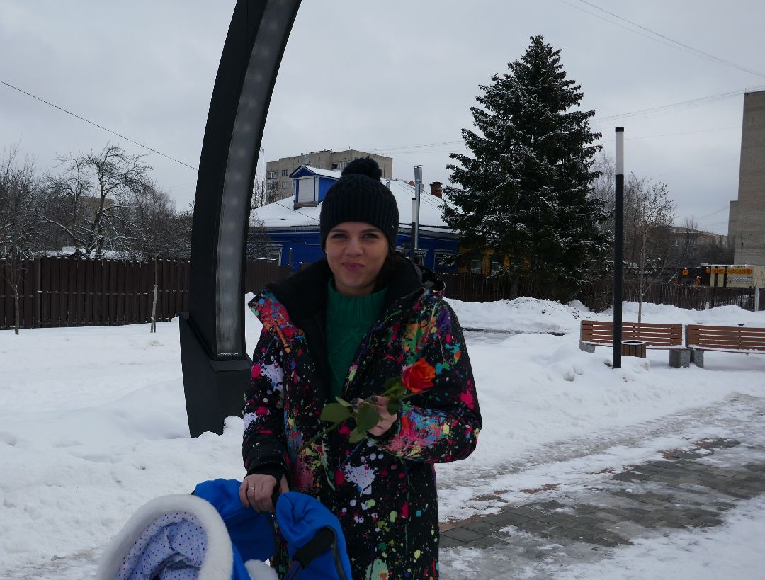 Подольск, цветы, поздравление, волонтеры, весна