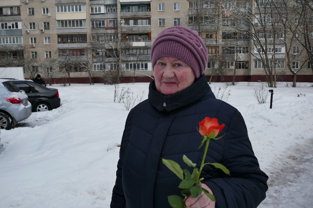 Подольск, цветы, поздравление, волонтеры, весна