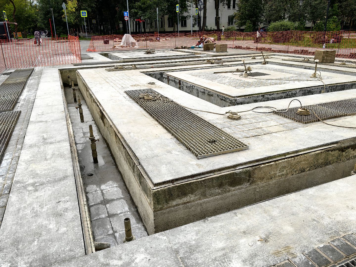 Фонтан, освещение, ремонт, гидроизоляция, бригада