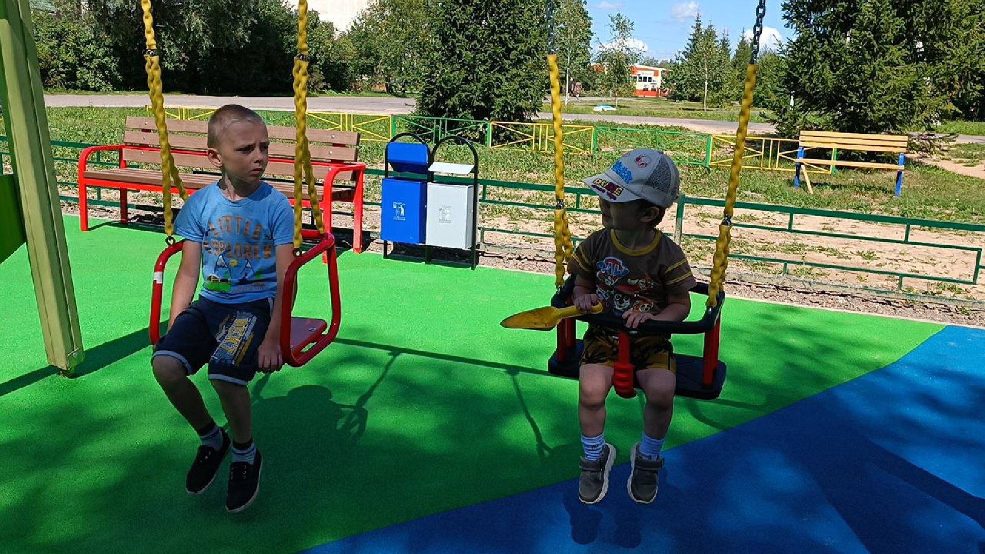 Можайск, Можайский городской округ, Подмосковье, модернизация, детские площадки, благоустройство, работы, дети, глава, игровые комплексы, современные стандарты