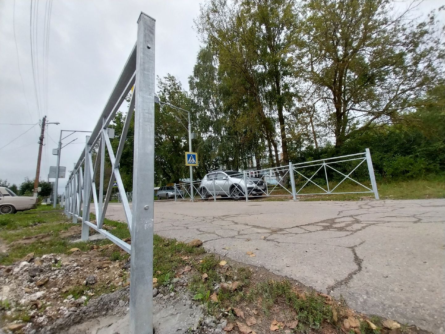 Коломна, пешеходные ограждения, безопасность