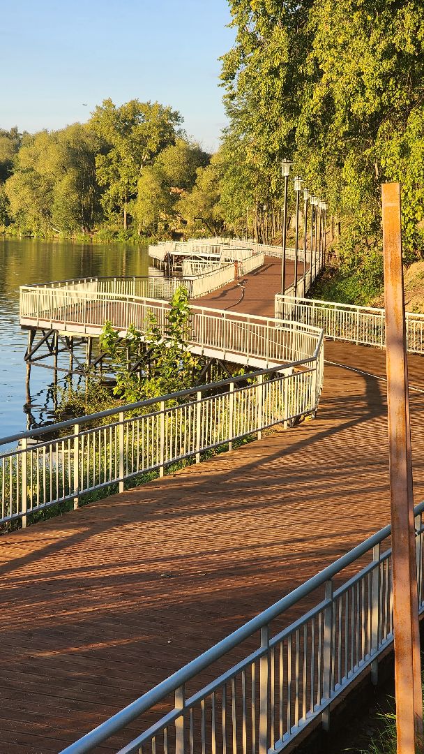 Долгопрудный, набережная, Котовский залив, фонари