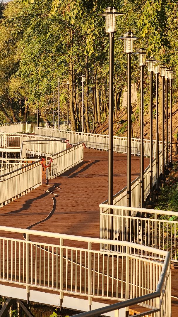 Долгопрудный, набережная, Котовский залив, фонари