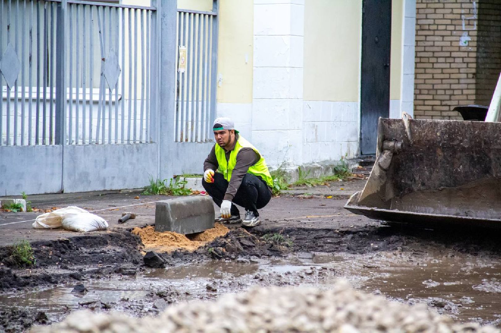 Подольск, парковки, школа, благоустройство