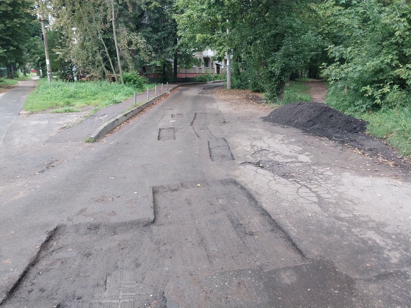 Коломна, дороги, ямочный ремонт