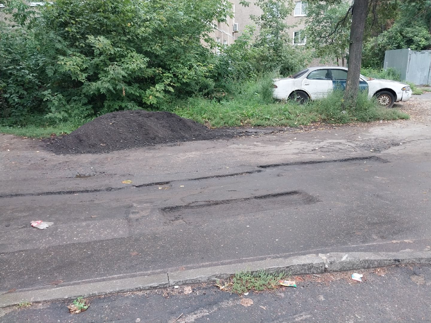 Коломна, дороги, ямочный ремонт