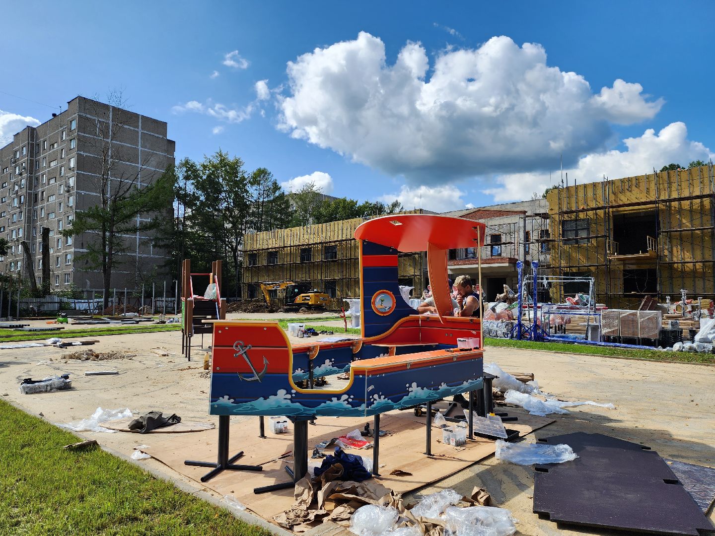 Подольск, садик, строительство