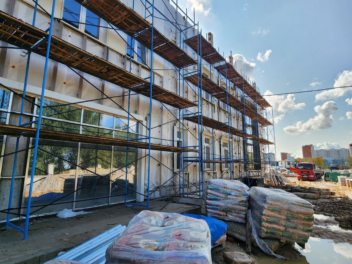 серпухов, ивановские дворики, поликлиника, строительство, медицина, фасады,