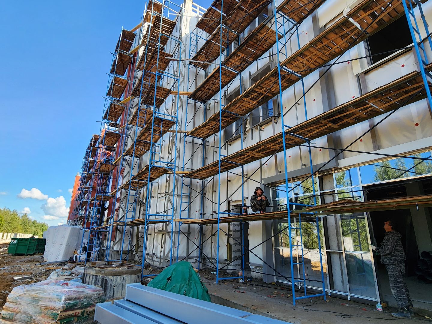 серпухов, ивановские дворики, поликлиника, строительство, медицина, фасады,