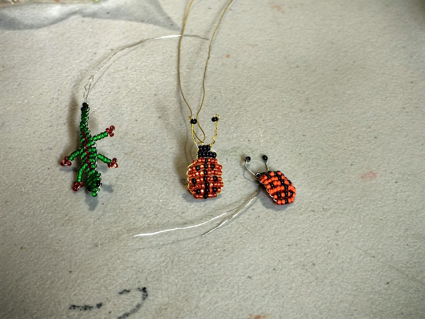 Бисероплетение, нить, леска, бисер, мастер-класс