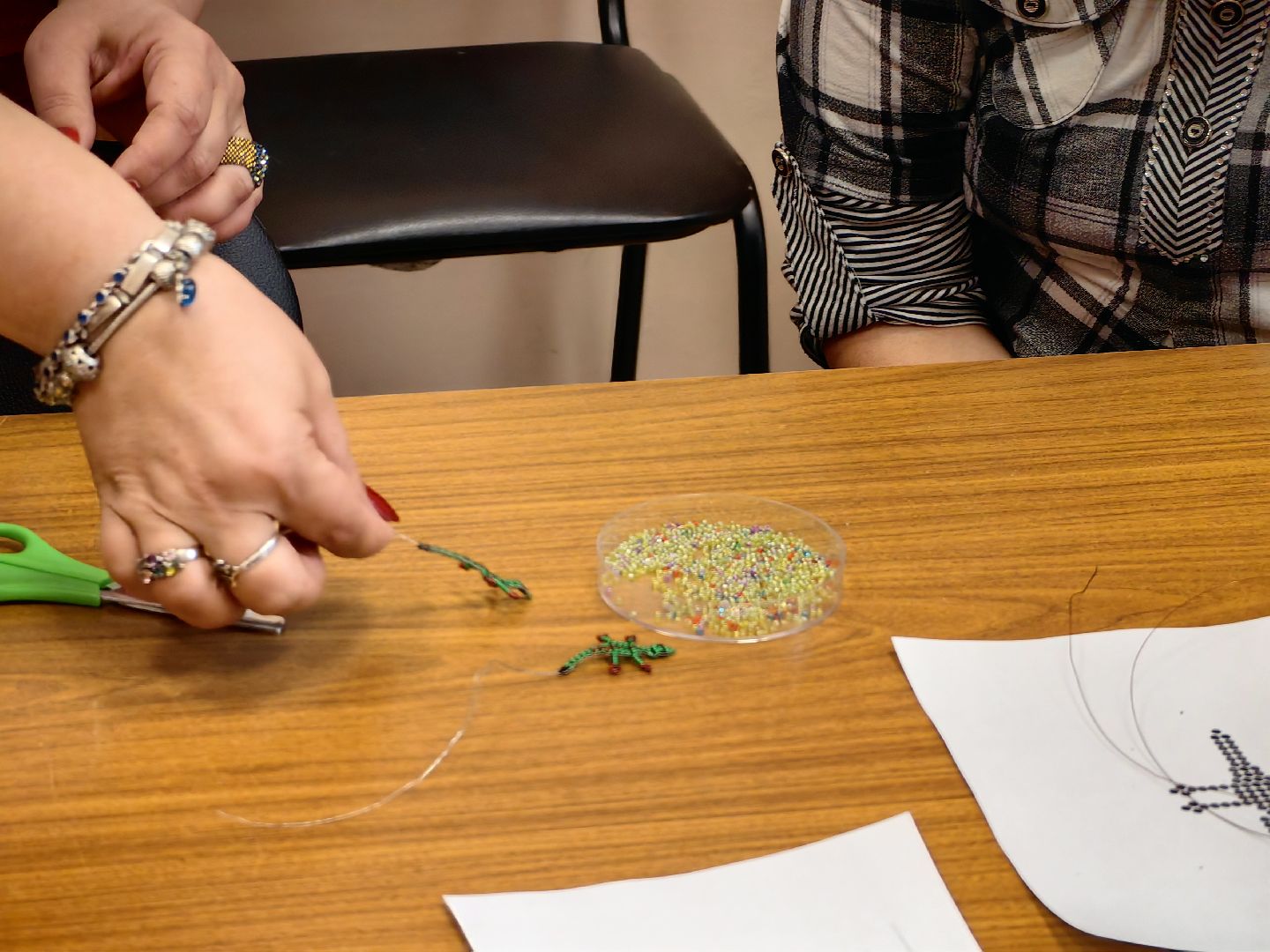 Бисероплетение, нить, леска, бисер, мастер-класс