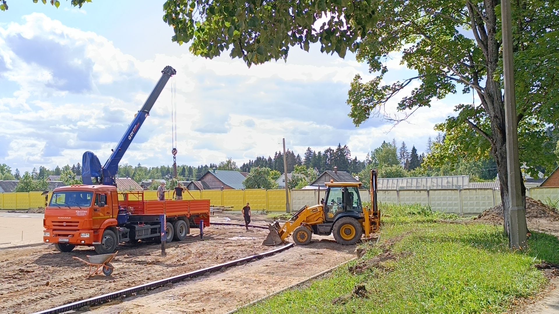 Лобня, стадион, спорт, строительство