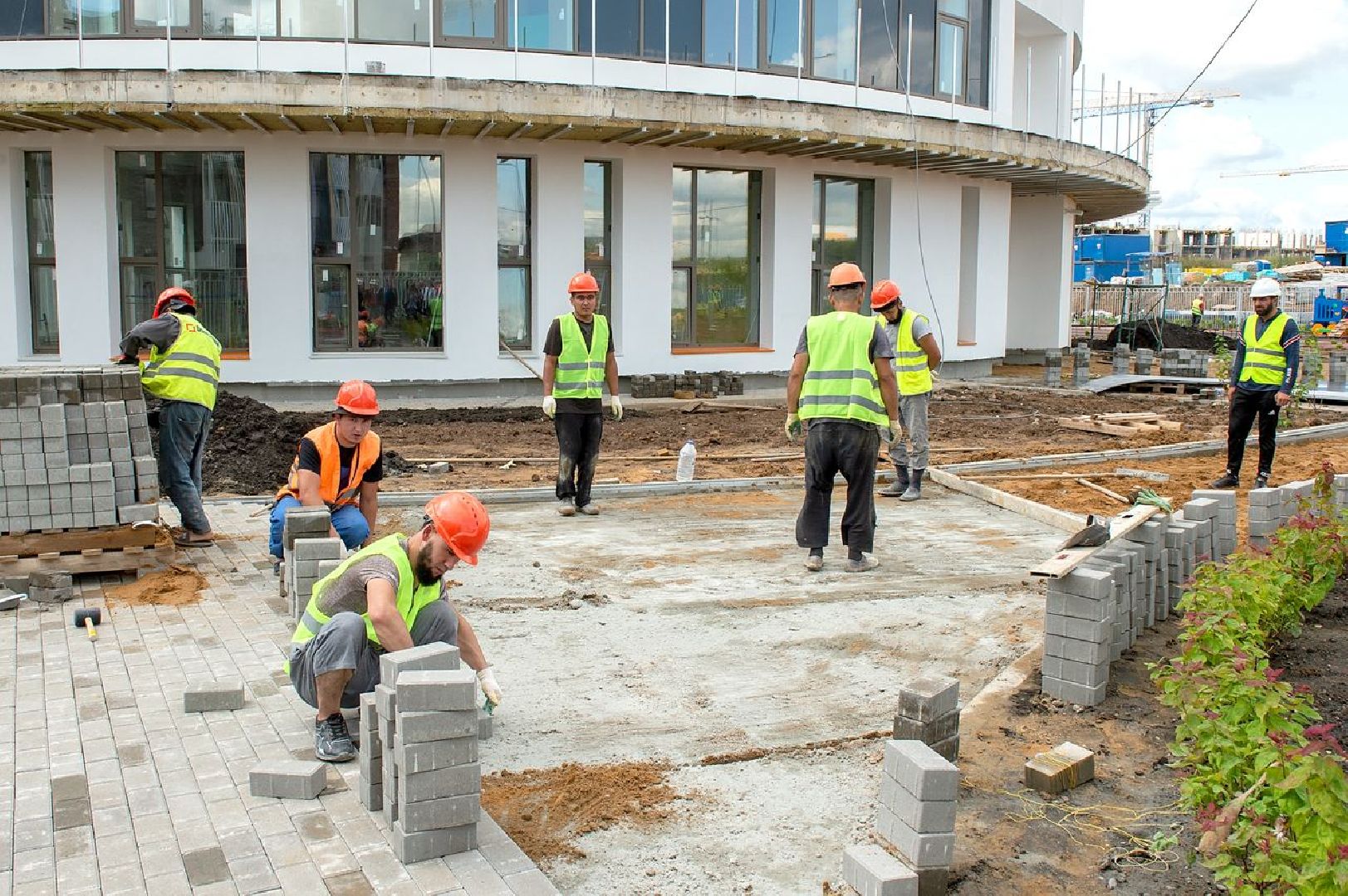 Подольск, школа, стройка