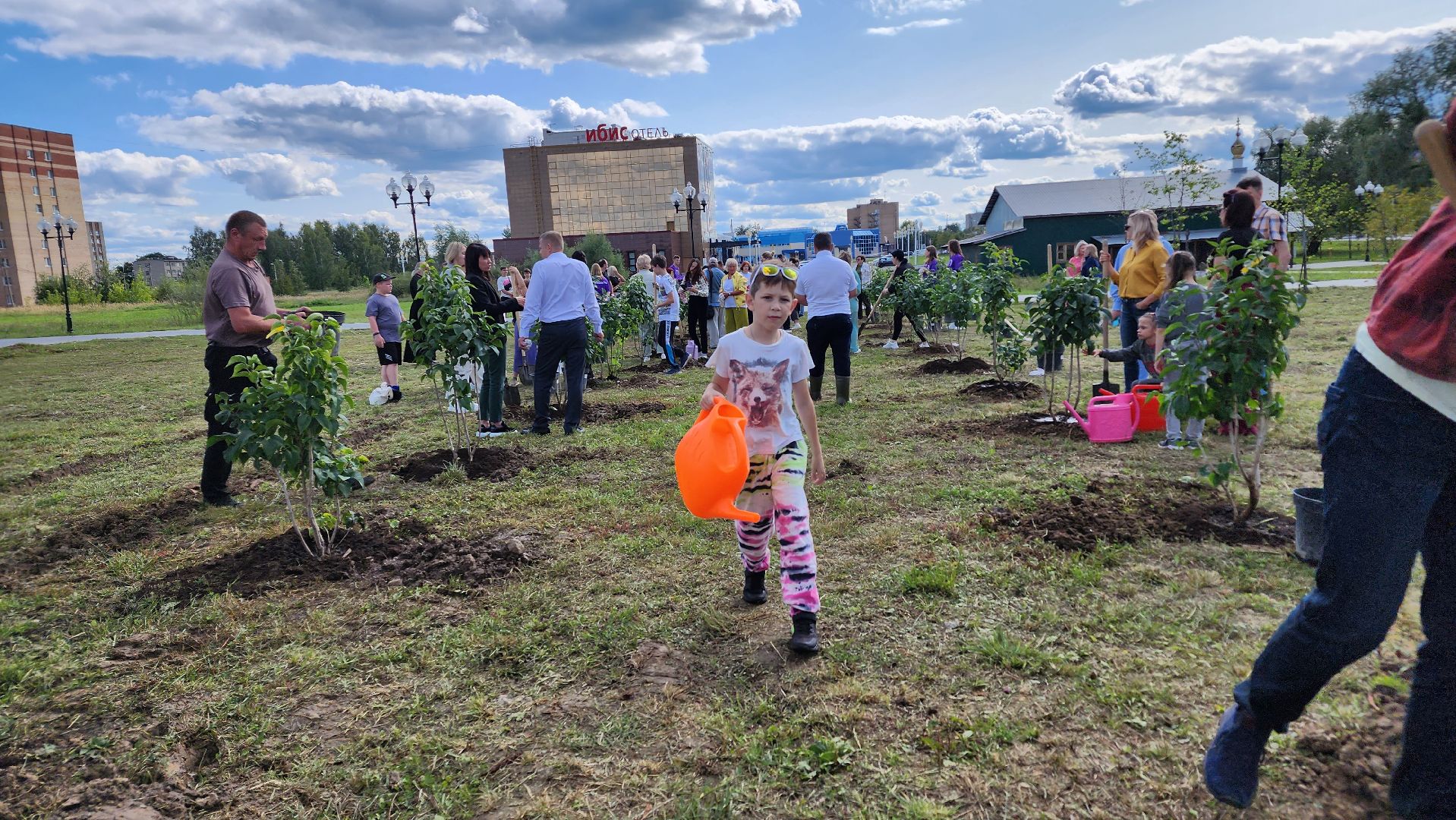 Ступино, аллея дружбы, день города,