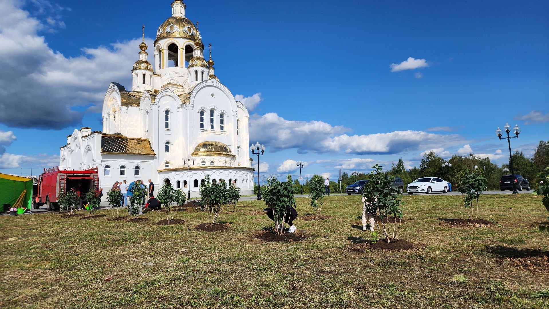 Ступино, аллея дружбы, день города,