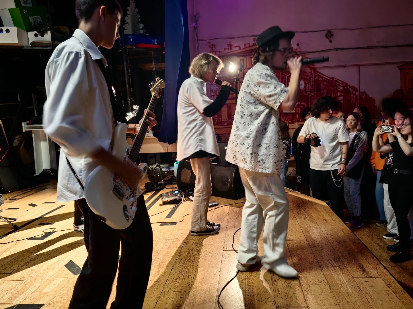 Рок, концерт, группа, барабанщик